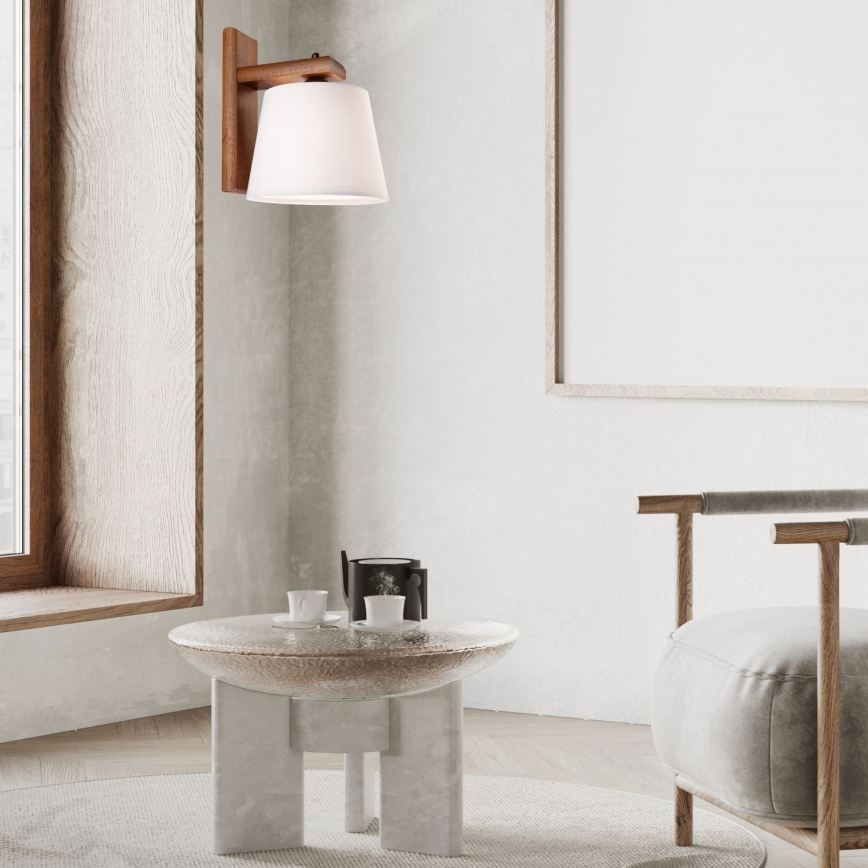 Aplica de perete 1xE27/60W/230V stejar