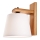 Aplica de perete 1xE27/60W/230V stejar