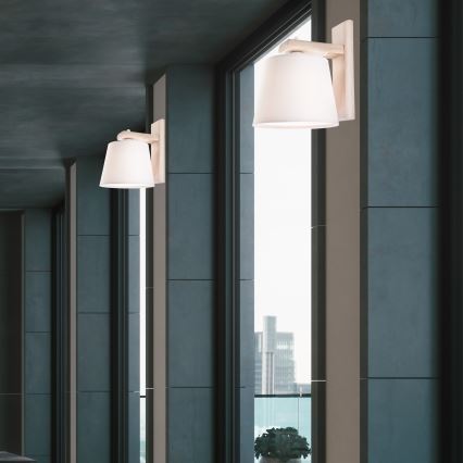 Aplica de perete AIDA 1xE27/60W/230V, stejar