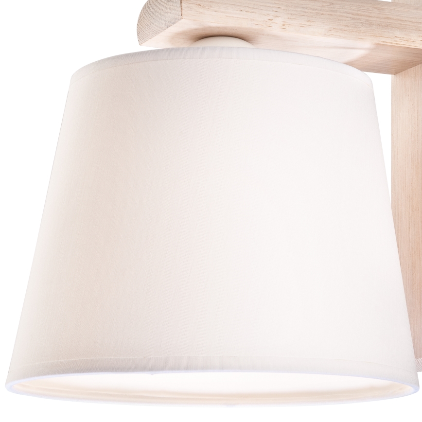 Aplica de perete AIDA 1xE27/60W/230V, stejar