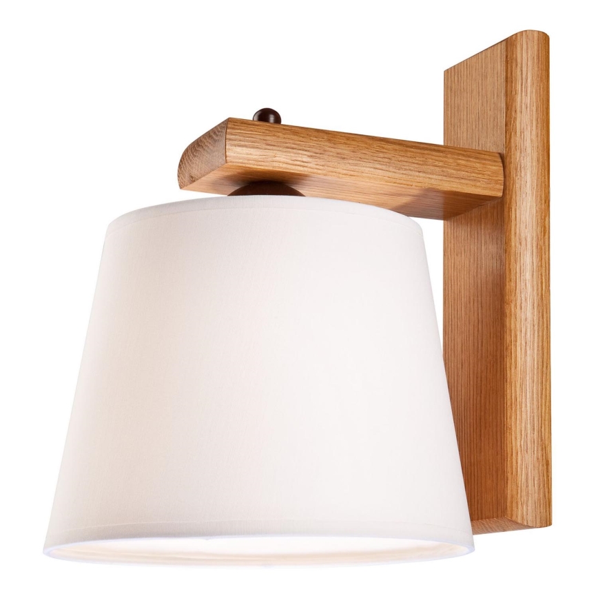 Aplica de perete AIDA 1xE27/60W/230V, stejar
