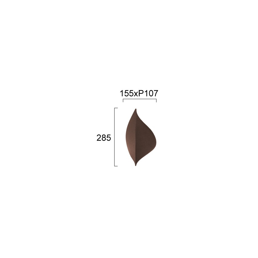 Aplica de perete AMALFI LED/10W/230V, maro