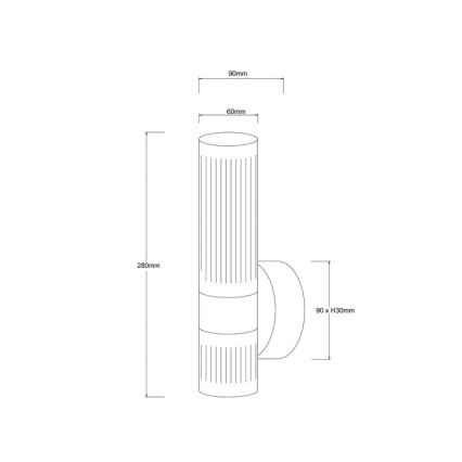 Aplica de perete AMBIENTE LED/6W/230V 3000/4000/6000K, aurie