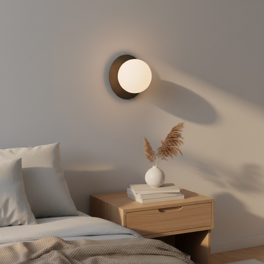 Aplica de perete AMERICANA 1xG9/8W/230V neagră