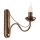 Aplica de perete ANTON, 1xE14/60W/230V, bronz