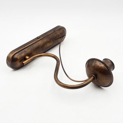 Aplica de perete ANTON, 1xE14/60W/230V, bronz