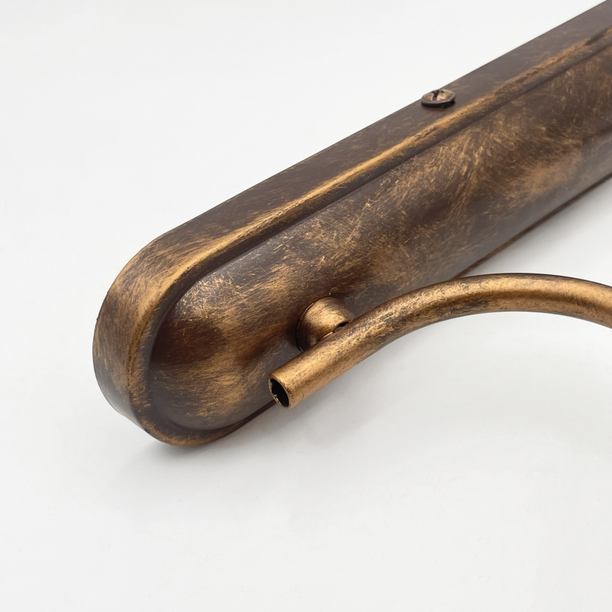 Aplica de perete ANTON, 1xE14/60W/230V, bronz