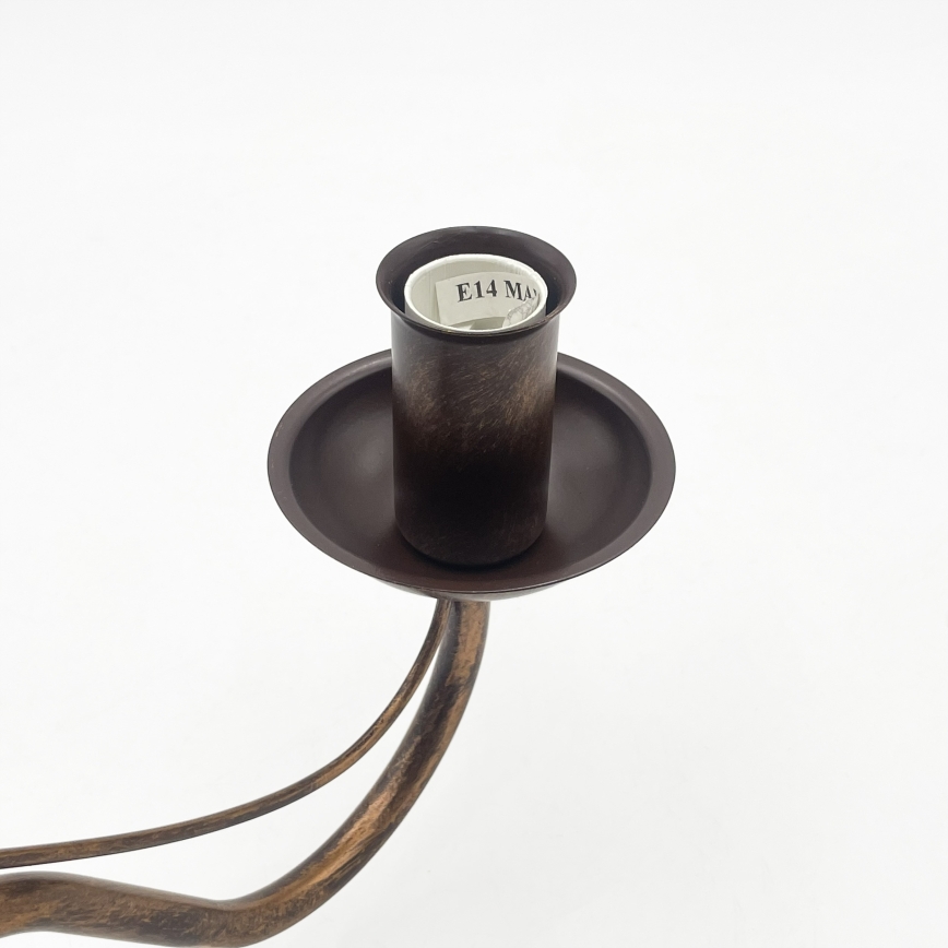 Aplica de perete ANTON, 1xE14/60W/230V, bronz