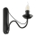 Aplica de perete ANTON 1xE14/60W/230V negru