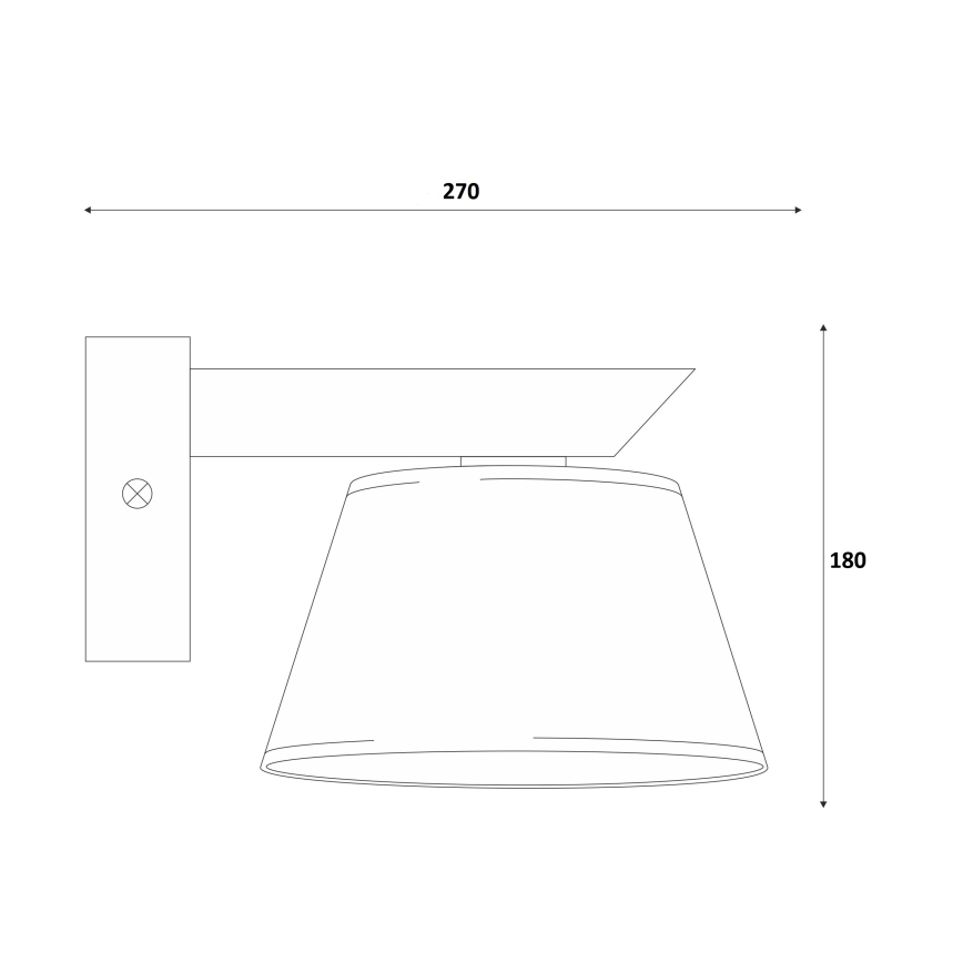 Aplica de perete ANTONIO 1xE14/40W/230V fag
