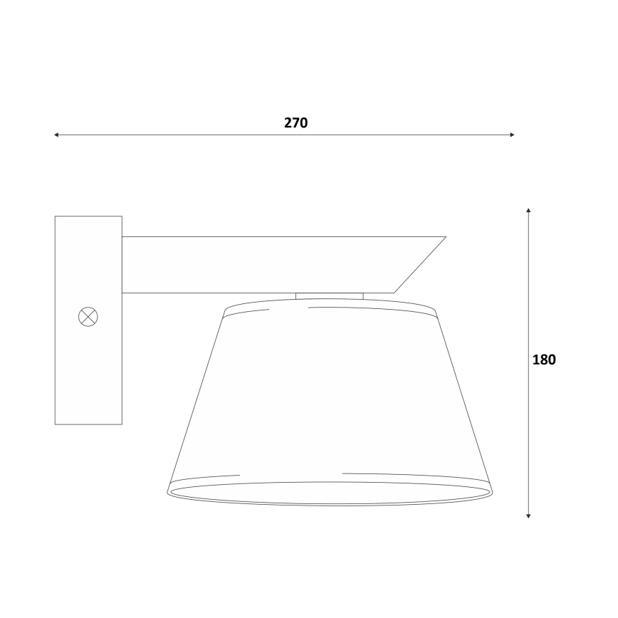 Aplica de perete ANTONIO 1xE14/40W/230V fag
