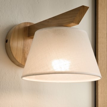 Aplica de perete ANTONIO 1xE14/40W/230V stejar