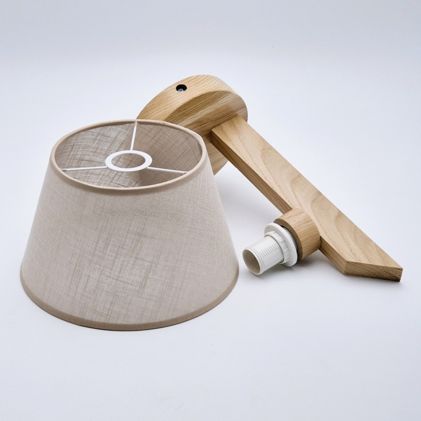 Aplica de perete ANTONIO 1xE14/40W/230V stejar