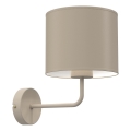 Aplică de perete ARDEN, 1x E27, 15W, 230V, bej