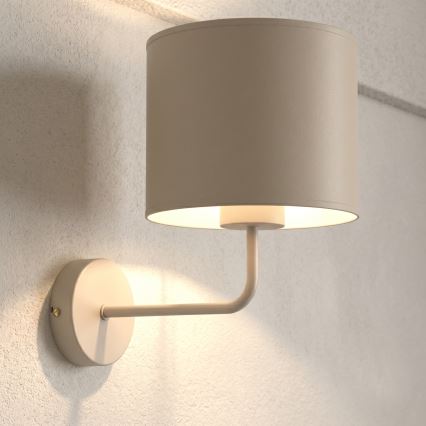 Aplică de perete ARDEN, 1x E27, 15W, 230V, bej