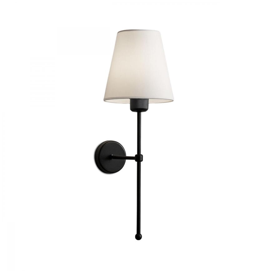 Aplica de perete ASPARAGUS 1xE27/40W/230V negru/crem