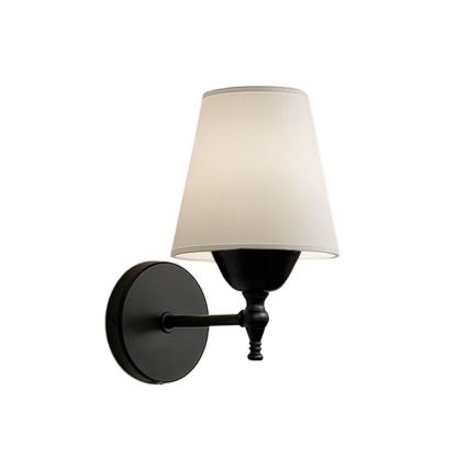 Aplica de perete ASPARAGUS 1xE27/40W/230V negru/crem