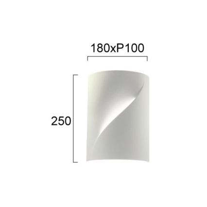 Aplica de perete BLANC 2xE14/10W/230V albă