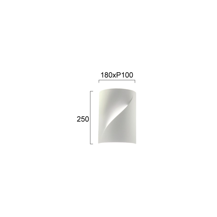 Aplica de perete BLANC 2xE14/10W/230V albă