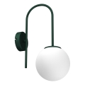 Aplica de perete CAMBRIDGE 1xE14/15W/230V verde
