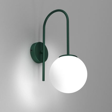 Aplica de perete CAMBRIDGE 1xE14/15W/230V verde