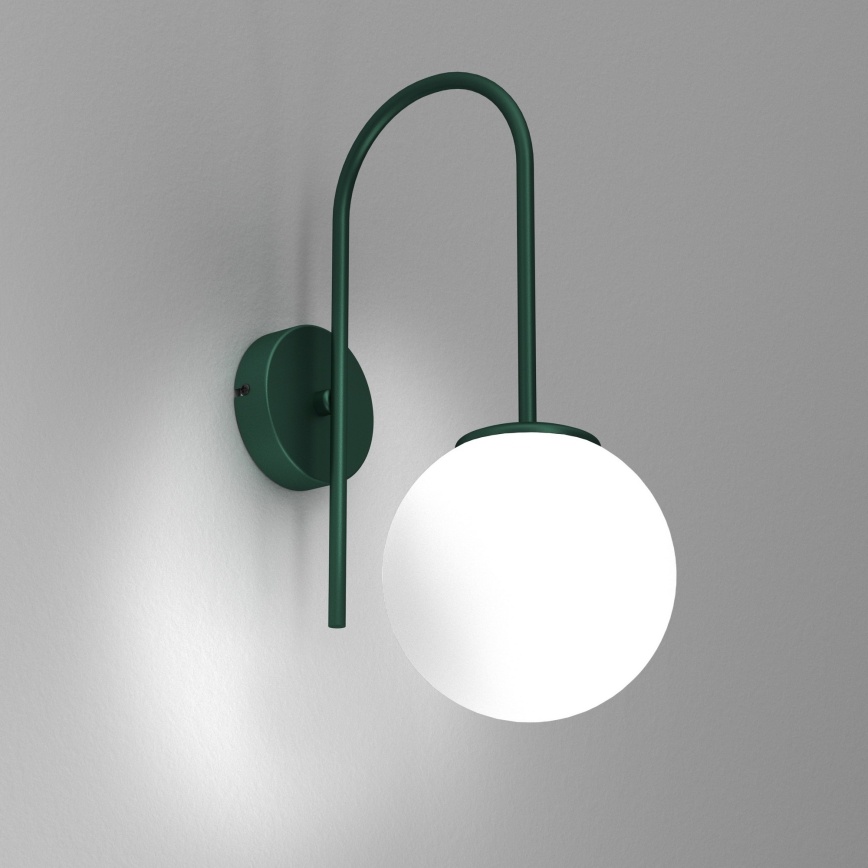 Aplica de perete CAMBRIDGE 1xE14/15W/230V verde