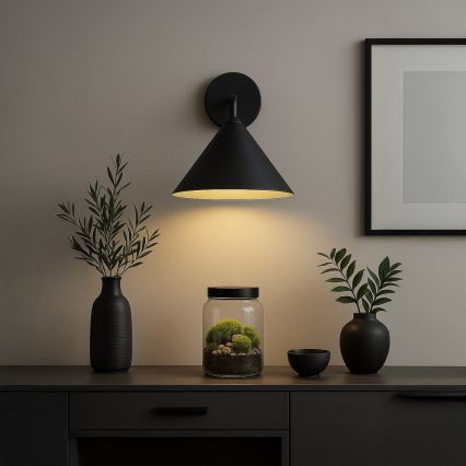 Aplica de perete CAPITAL 1xGX53/15W/230V, neagră