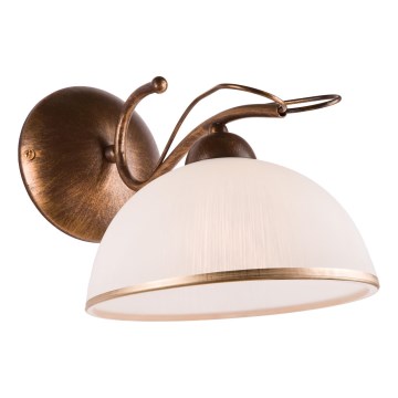 Aplica de perete COBRA, 1 x E27, 60 W, 230 V, bronz/patină