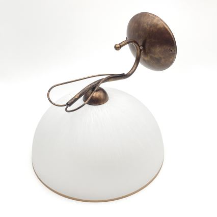 Aplica de perete COBRA, 1 x E27, 60 W, 230 V, bronz/patină