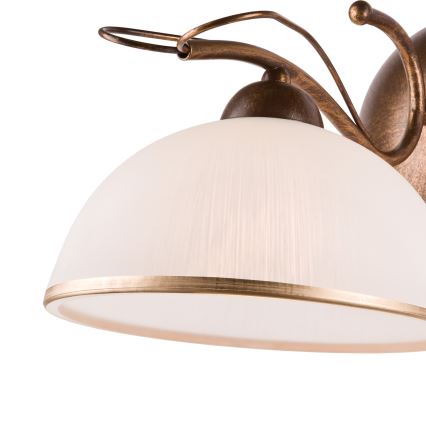 Aplica de perete COBRA, 1 x E27, 60 W, 230 V, bronz/patină