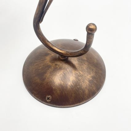 Aplica de perete COBRA, 1 x E27, 60 W, 230 V, bronz/patină