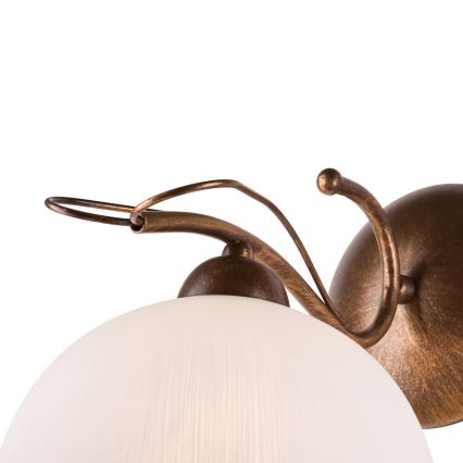 Aplica de perete COBRA, 1 x E27, 60 W, 230 V, bronz/patină