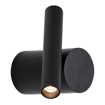 Aplică de perete cu spot LED reglabilă PLANET LED/4W/230V neagră