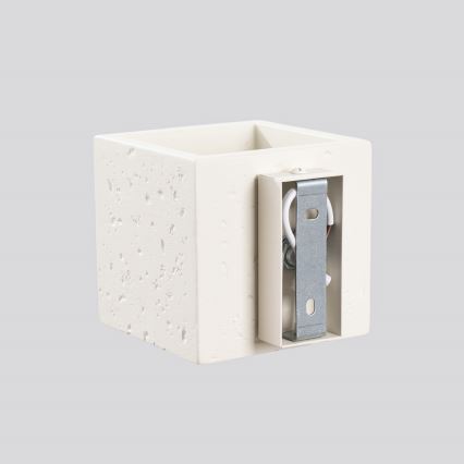 Aplica de perete cu spot QUAD 1xG9/8W/230V beton/crem