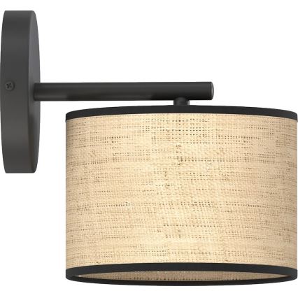 Aplica de perete ECO 1xE27/15W/230V bej/ratan
