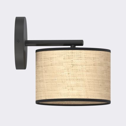 Aplica de perete ECO 1xE27/15W/230V bej/ratan