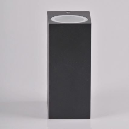 Aplicație de perete pentru exterior BOSTON 2xGU10/10W/230V antracit