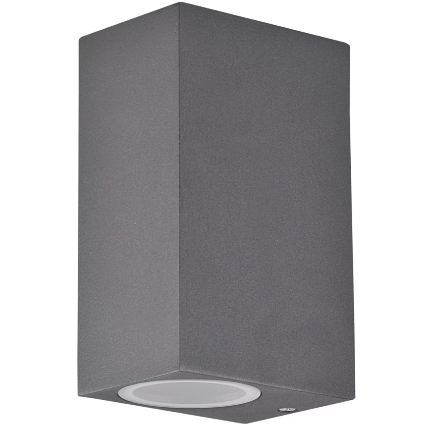 Aplicație de perete pentru exterior BOSTON 2xGU10/10W/230V antracit