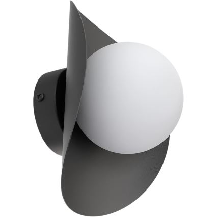 Aplica de perete FIERO 1xG9/8W/230V neagră