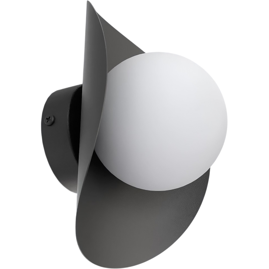 Aplica de perete FIERO 1xG9/8W/230V neagră