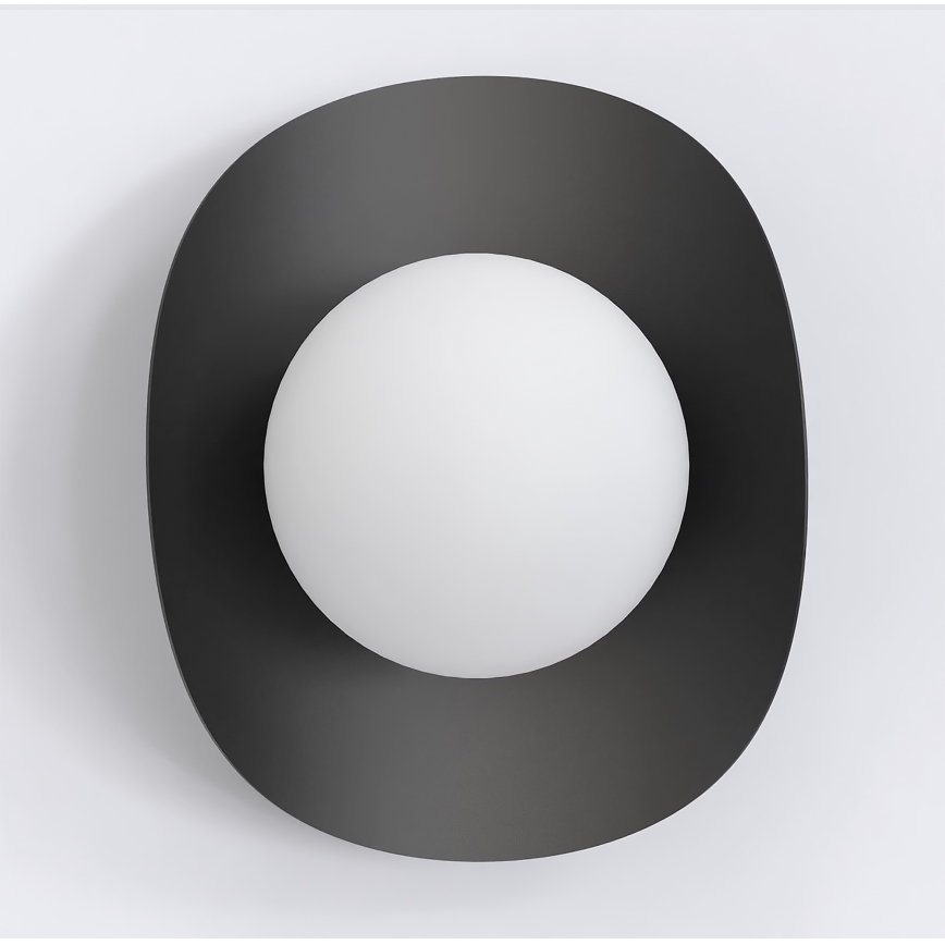 Aplica de perete FIERO 1xG9/8W/230V neagră