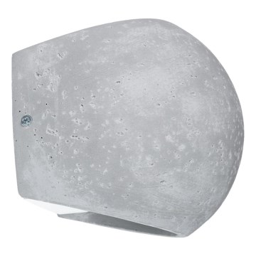 Aplica de perete GLOBE 2xG9/8W/230V beton/gri
