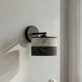 Aplica de perete KARBON 1xE27/15W/230V negru/gri