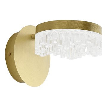 Aplica de perete LED/4W/230V aurie