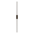 Aplica de perete LED AISHA, 20W/230V, 4000K, 120 cm, negru