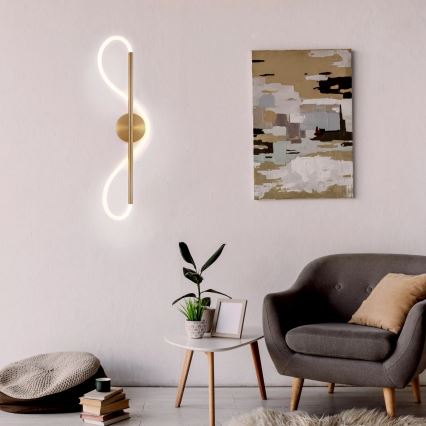 Aplica de perete LED EMMA LED/19W/230V aurie