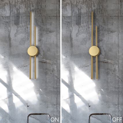 Aplica de perete LED LANA LED/15W/230V 4000K auriu mat