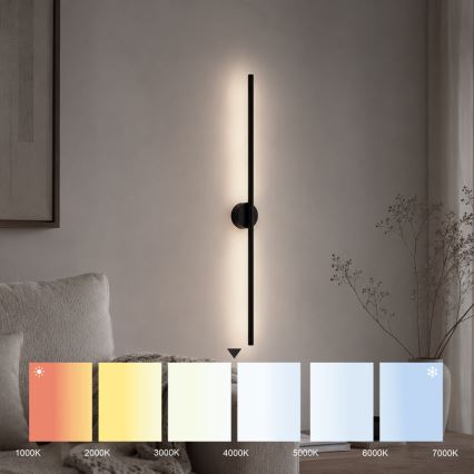 Aplică de perete LED LANA LED/7W/230V 4000K neagră