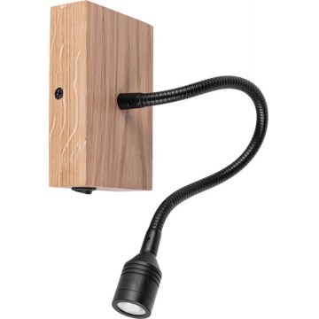 Aplică de perete LED LECTOR LED/2,5W/230V stejar