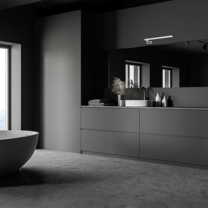 Aplică de perete LED pentru baie SHINE, 11W, 230V, 45 cm, IP44, crom lucios